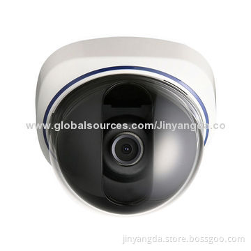 1/3-inch Sony CCD 600TVL CCTV Security Dome Camera, 12V DC Power Supply